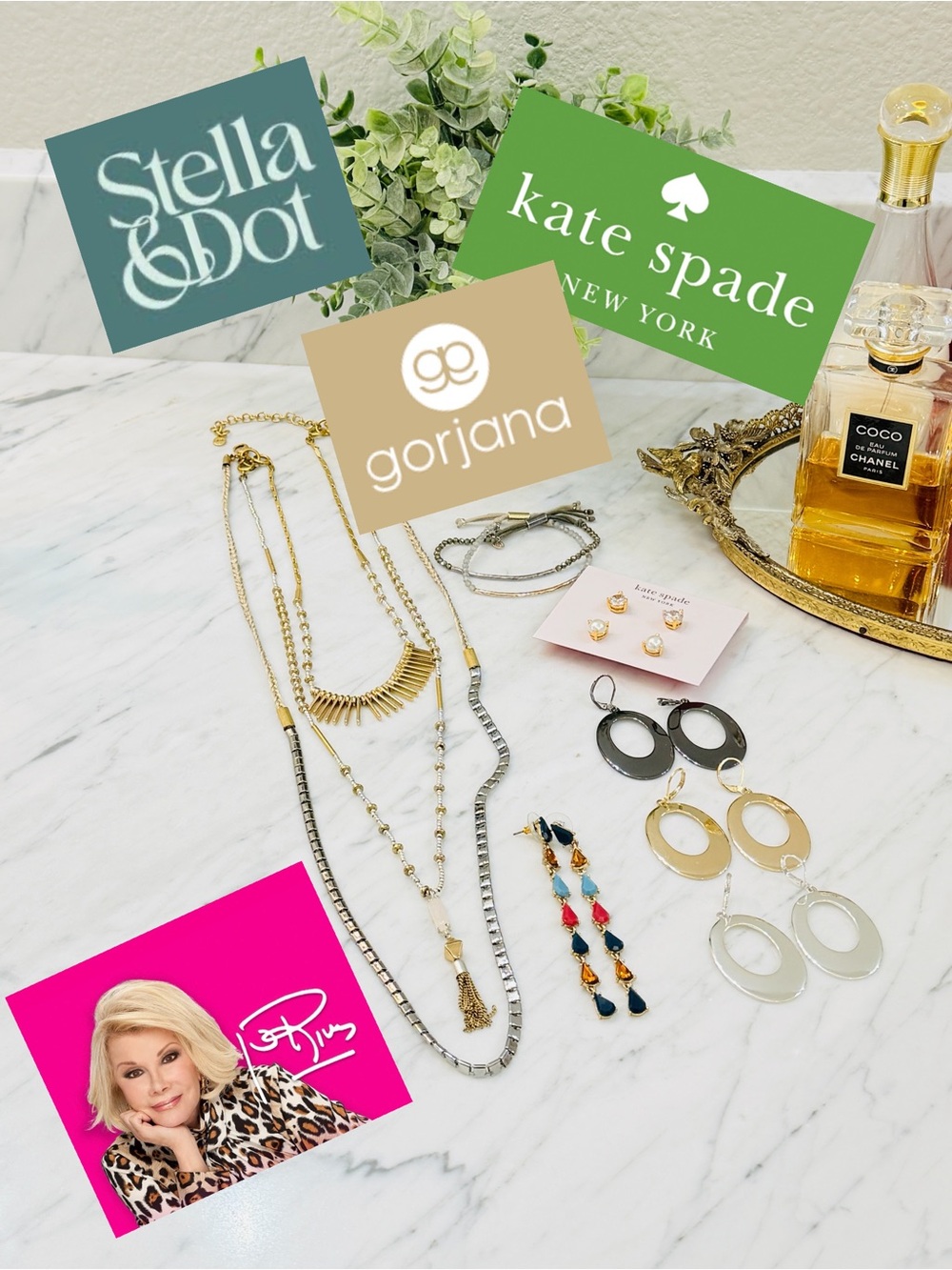 Jewelry Bundle Gorjana - Stella & Dot -Joan Rivers -Kate Spade
